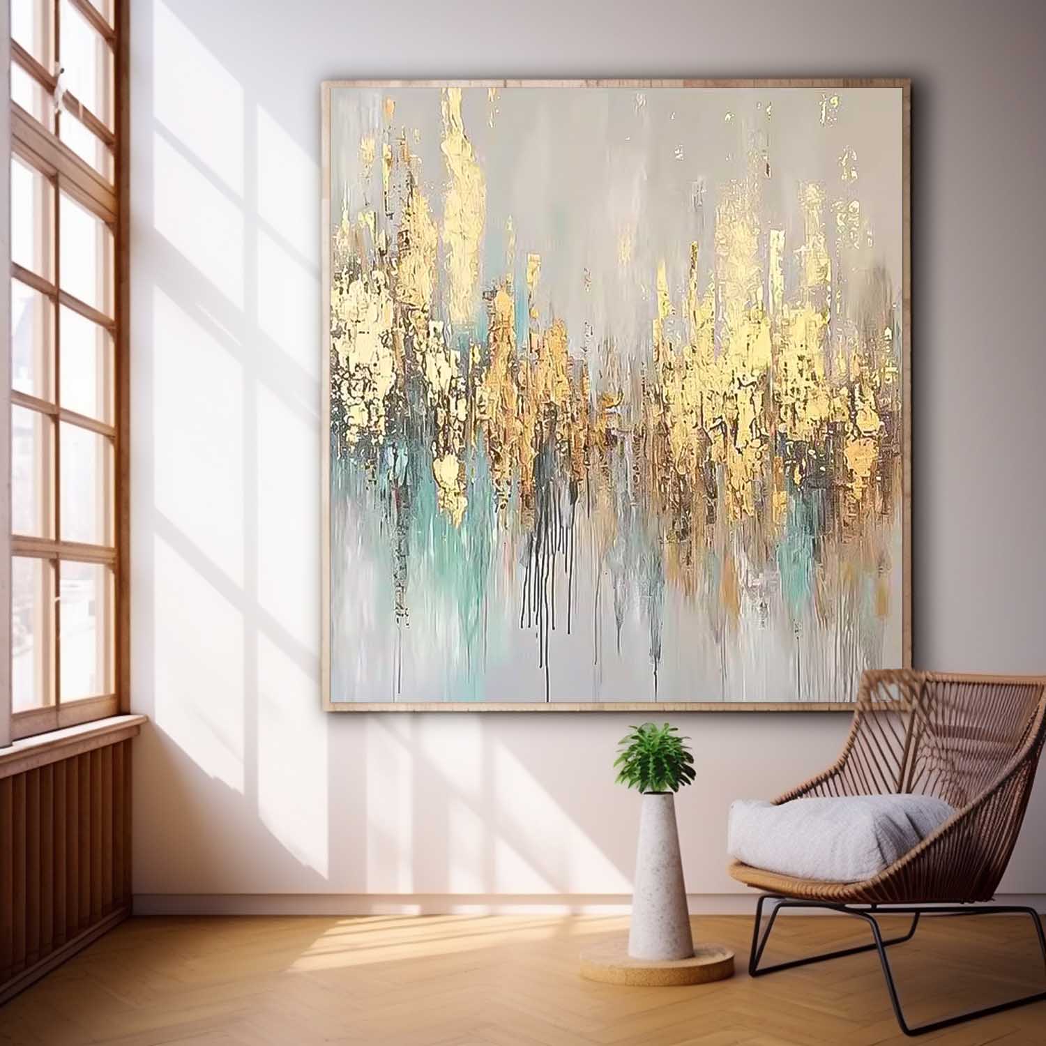Abstract Canvas Art #AB557