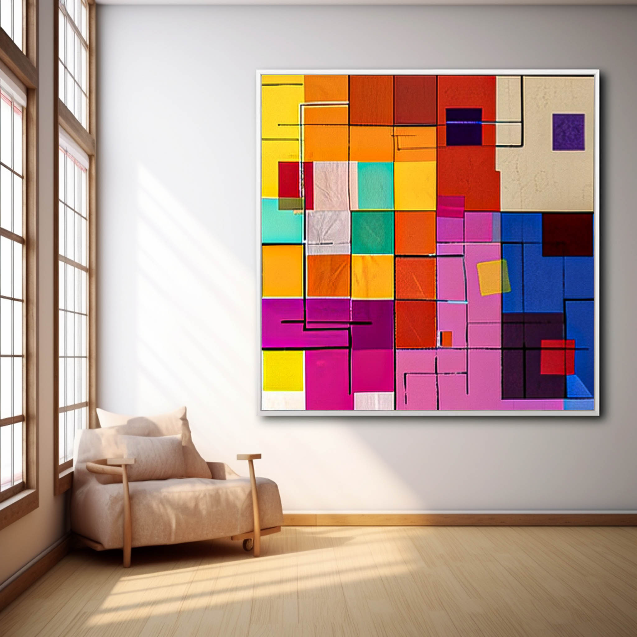 Abstract Canvas Art #AB487