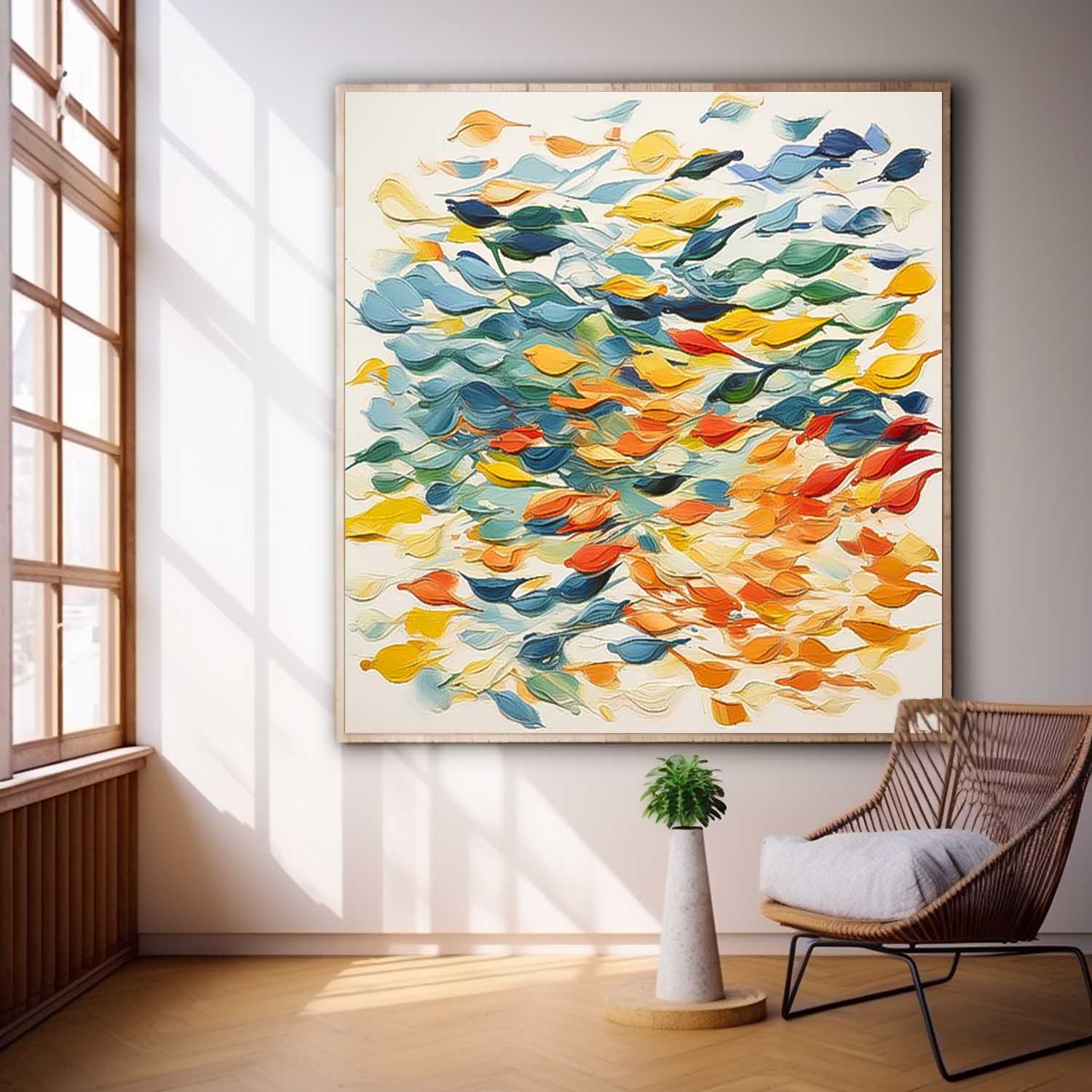 Abstract Canvas Art #AB521