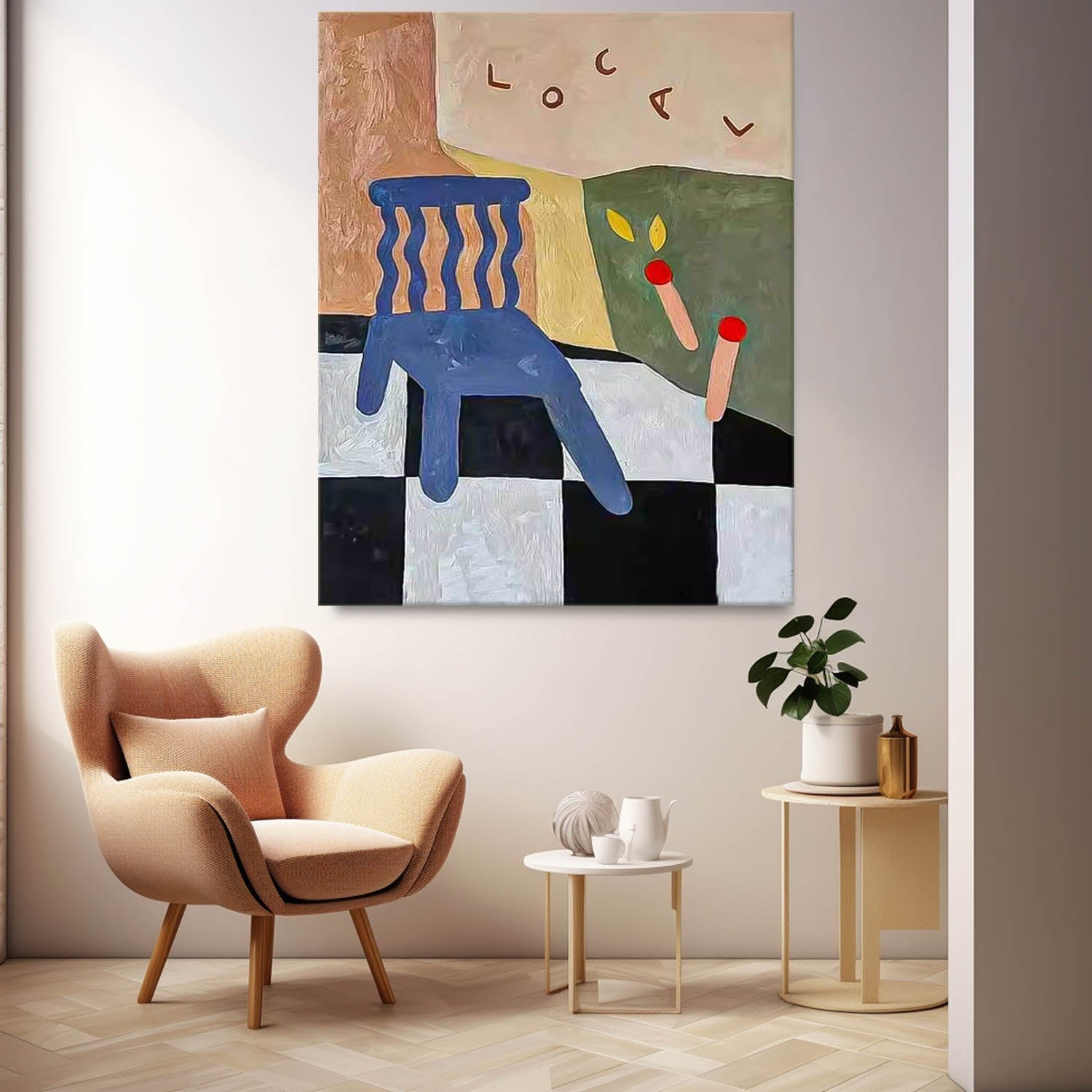 Abstract Canvas Art #AB531