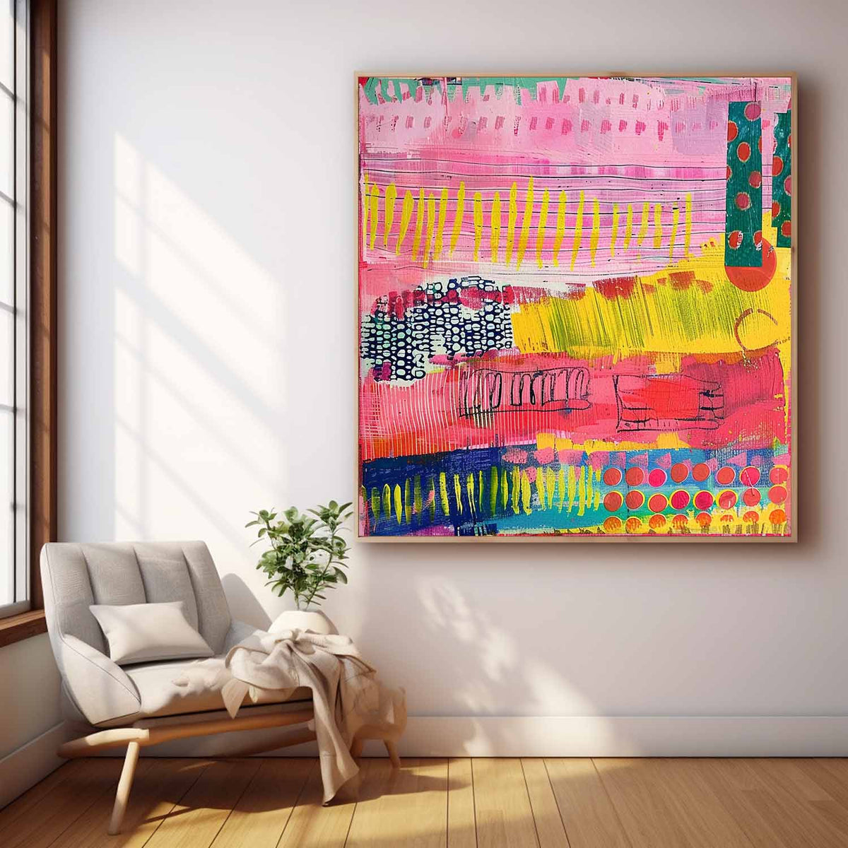 Abstract Canvas Art #AB674