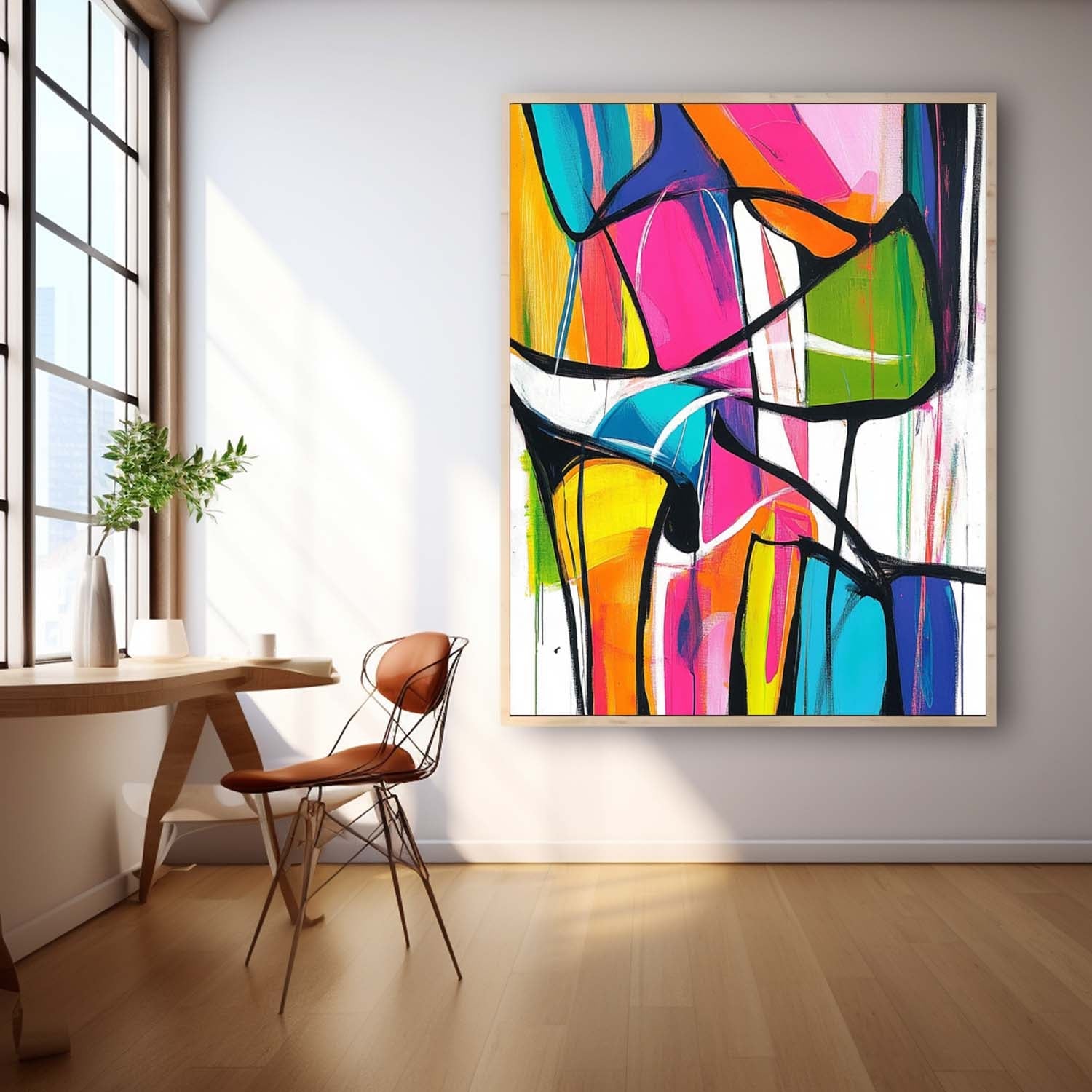 Abstract Canvas Art #AB695