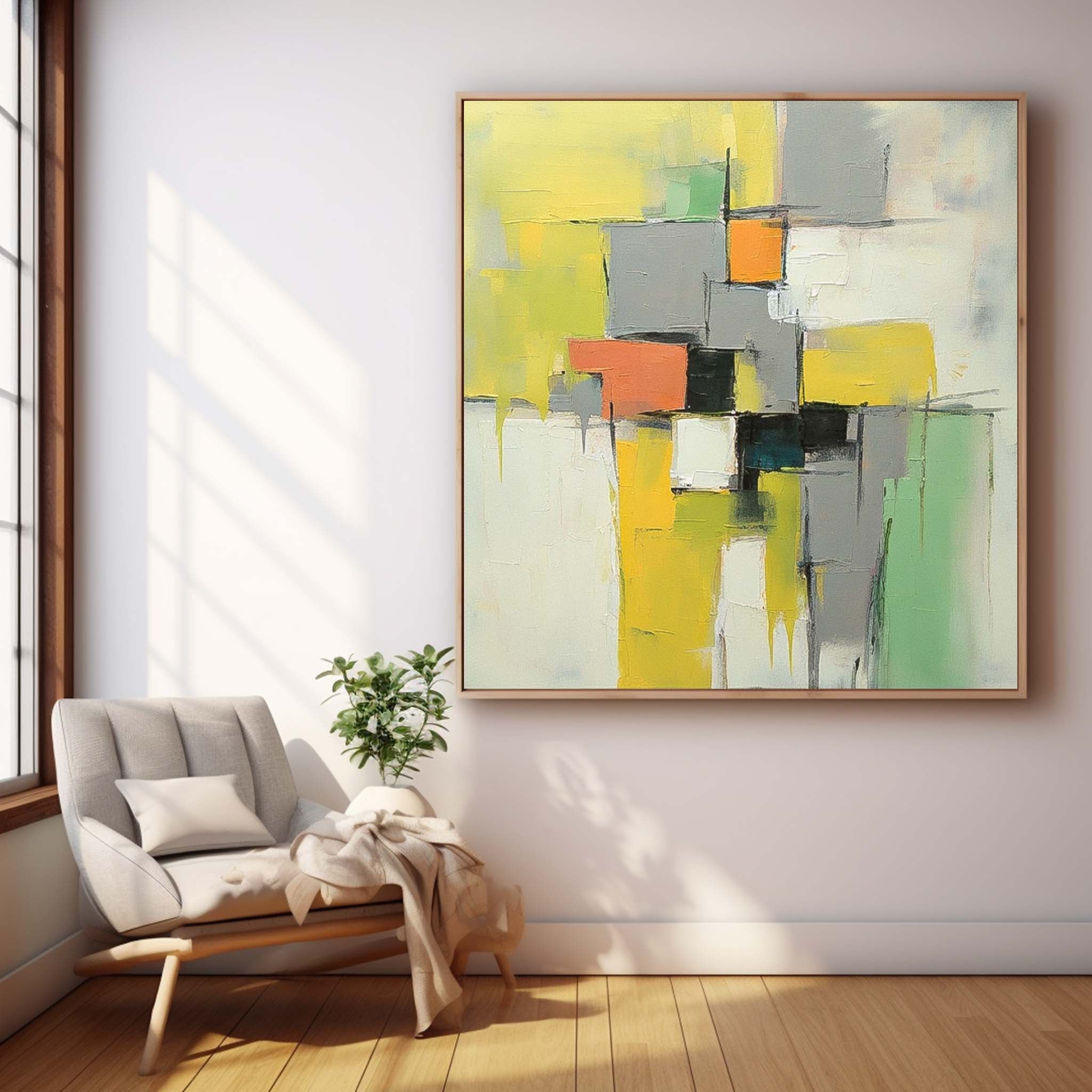 Abstract Canvas Art #AB514