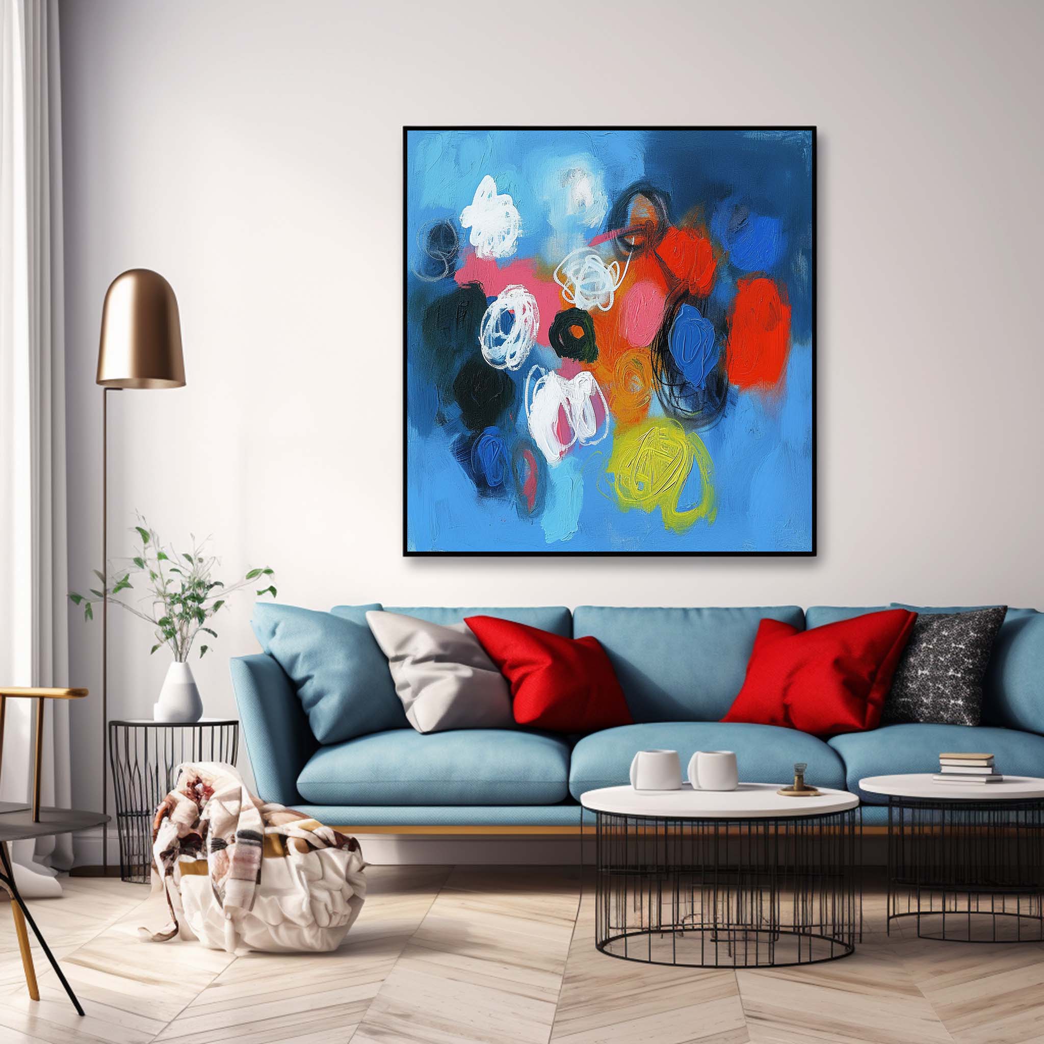 Abstract Canvas Art #AB377