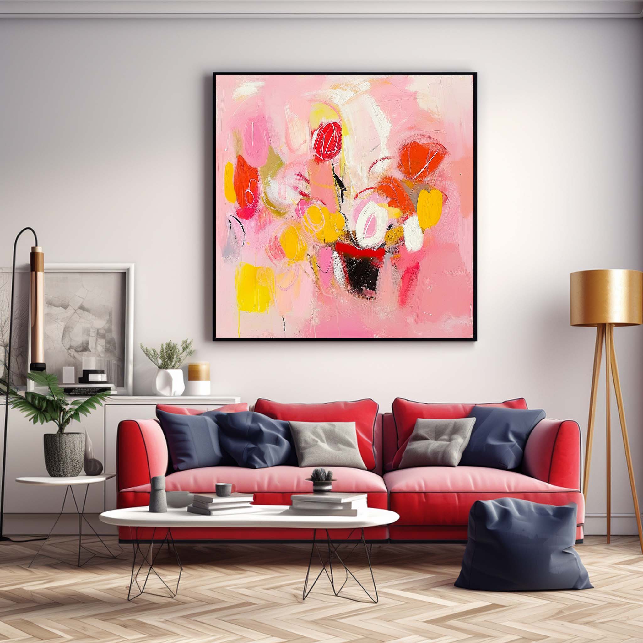 Abstract Canvas Art #AB382