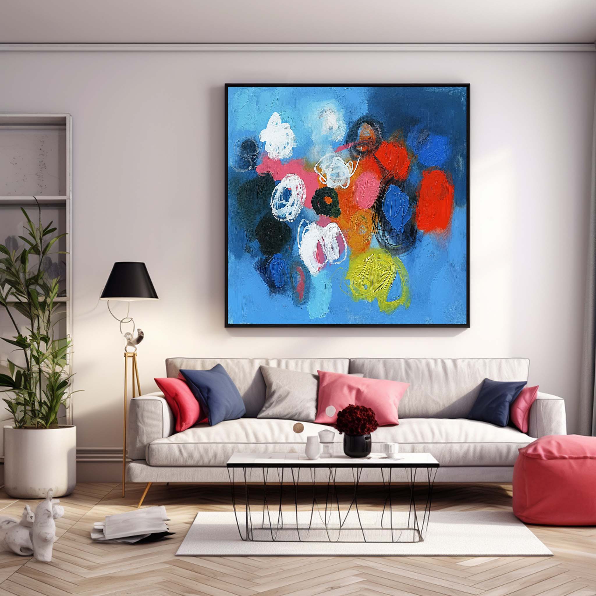 Abstract Canvas Art #AB377