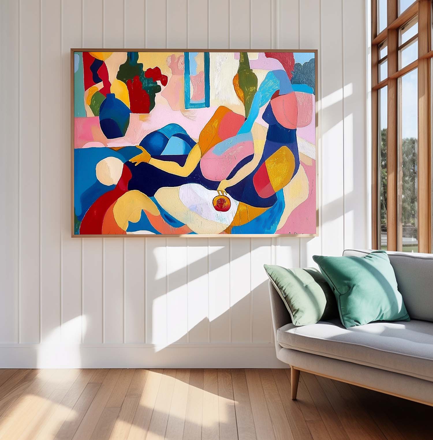 Abstract Canvas Art #AB549