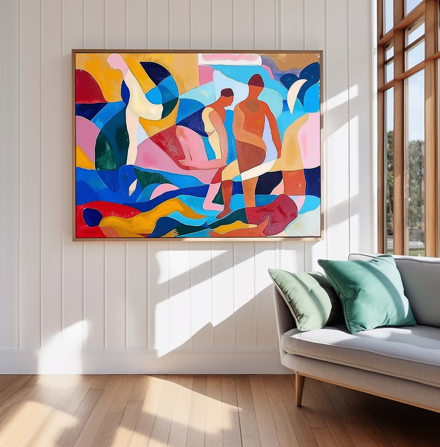 Abstract Canvas Art #AB547