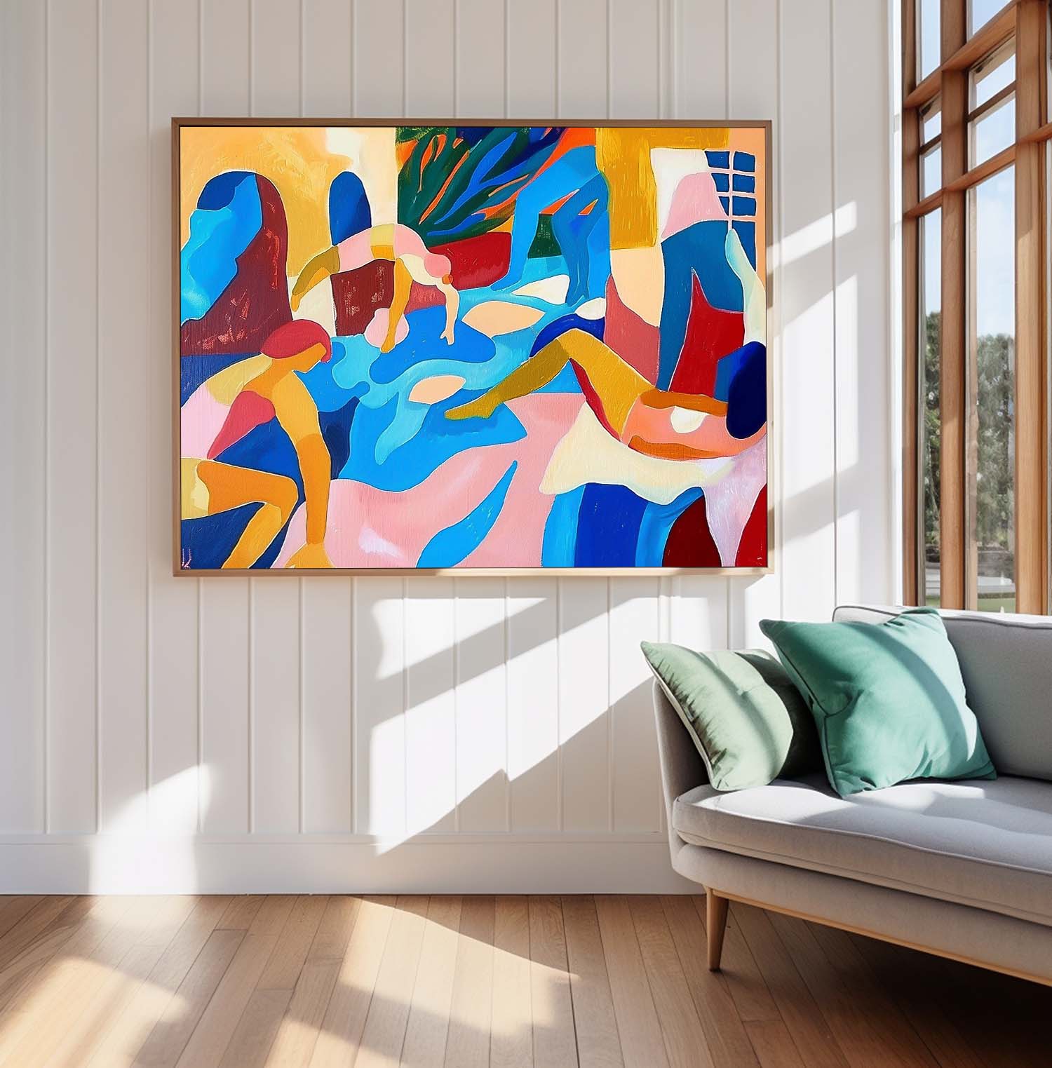 Abstract Canvas Art #AB548