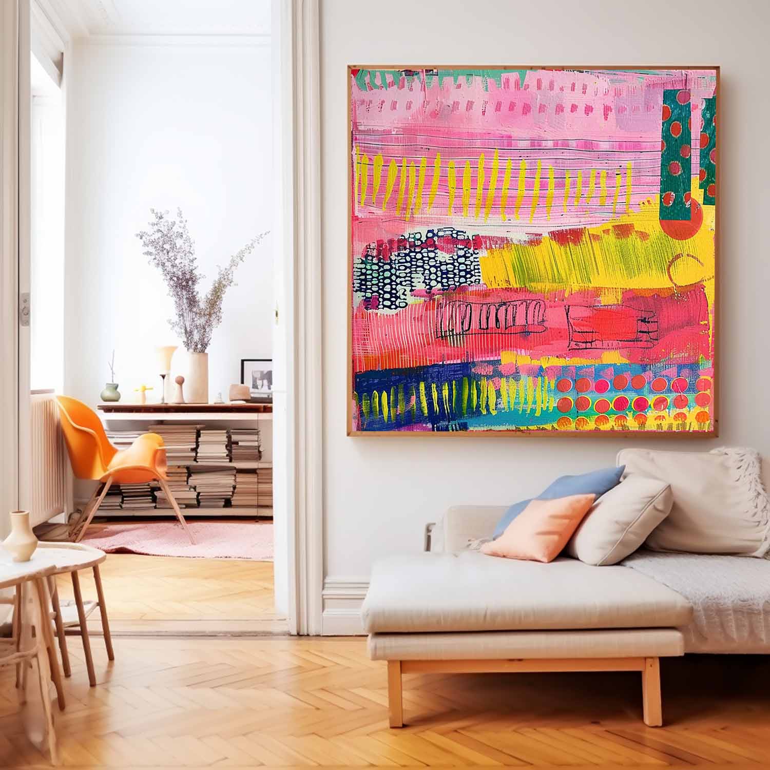 Abstract Canvas Art #AB674
