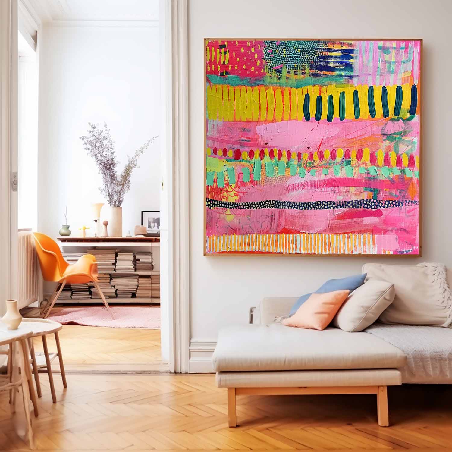 Abstract Canvas Art #AB675