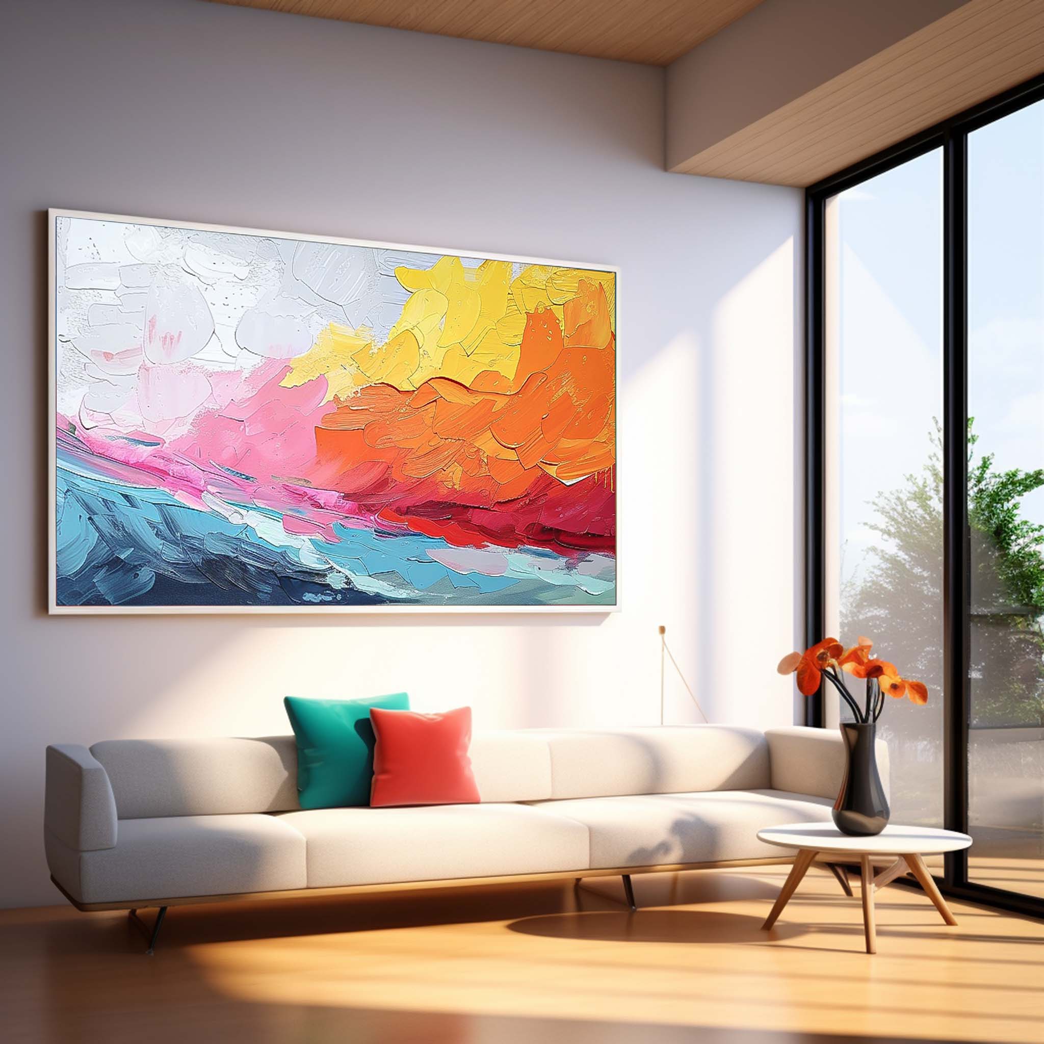 Abstract Canvas Art #AB485