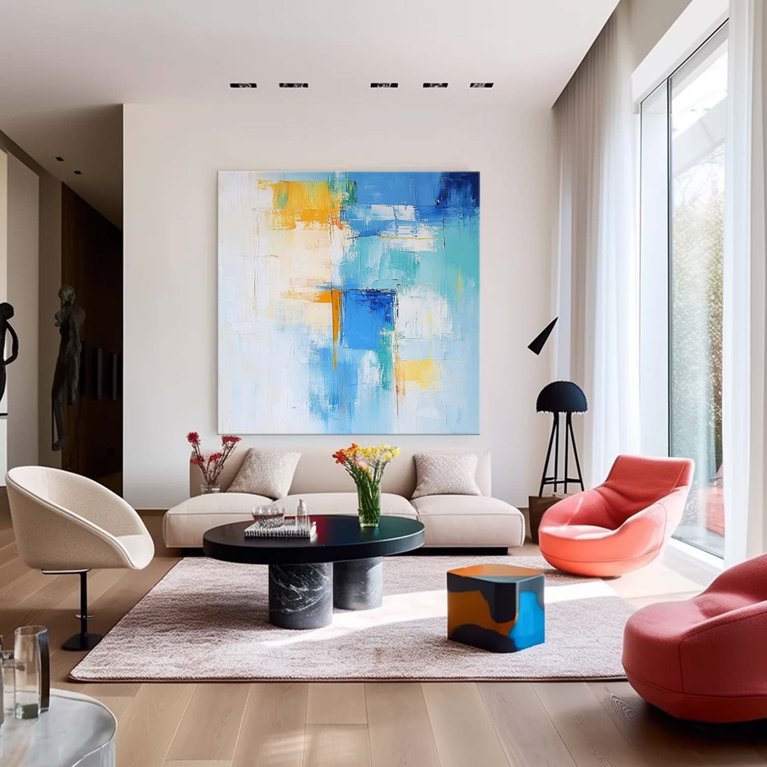 Abstract Canvas Art #AB606