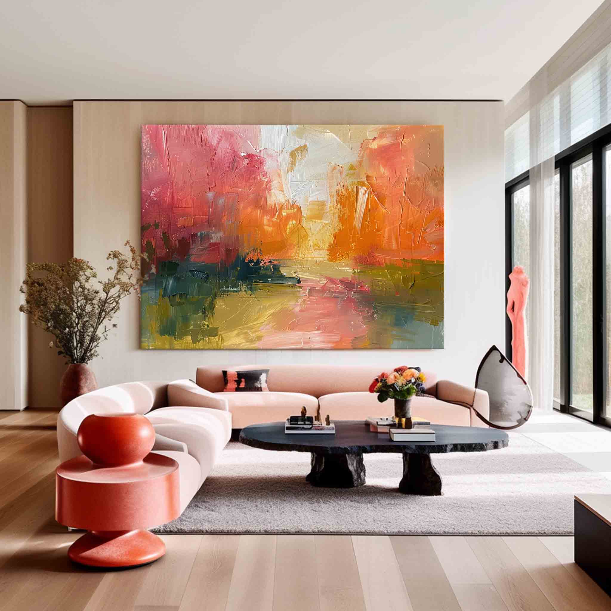Abstract Canvas Art #AB630