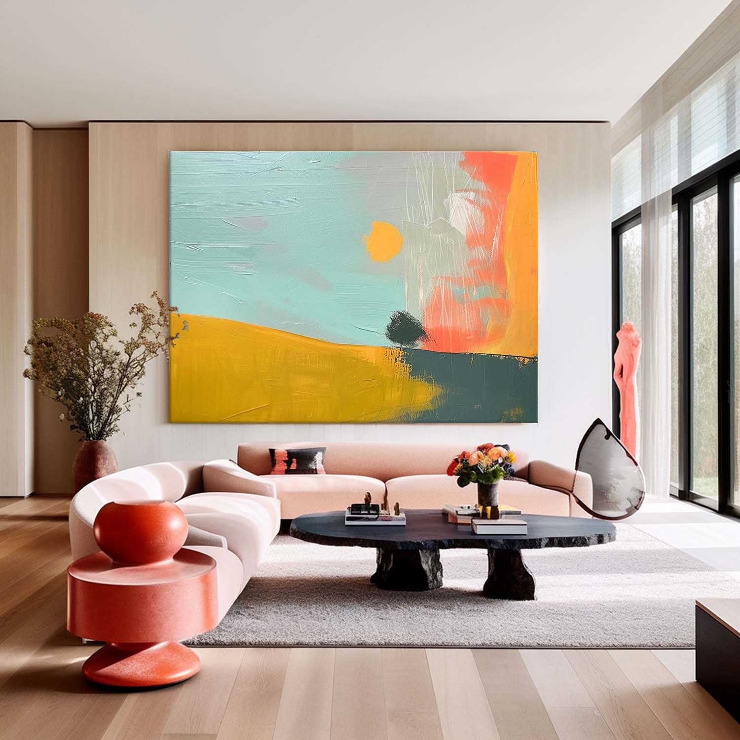 Abstract Canvas Art #AB660