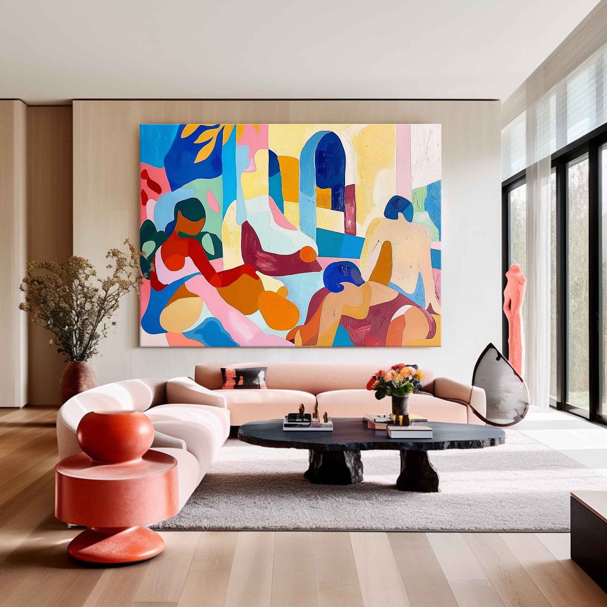 Abstract Canvas Art #AB550
