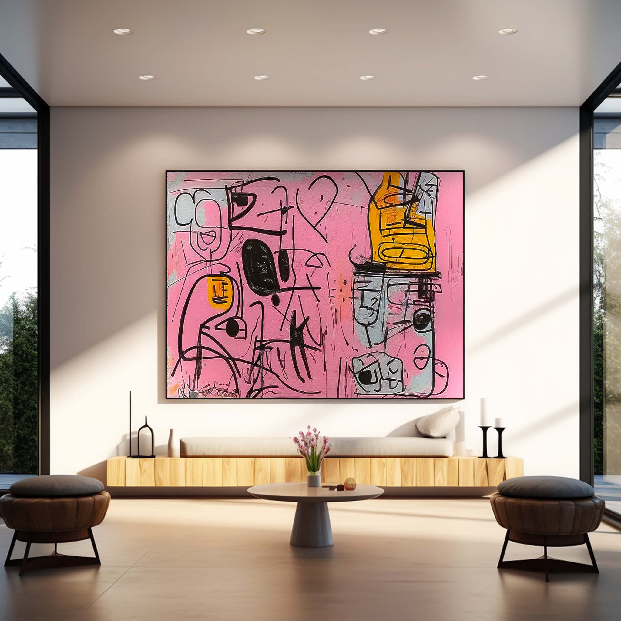 Abstract Canvas Art #AB476