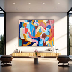 Abstract Canvas Art #AB546