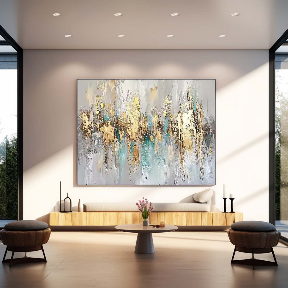 Abstract Canvas Art #AB558