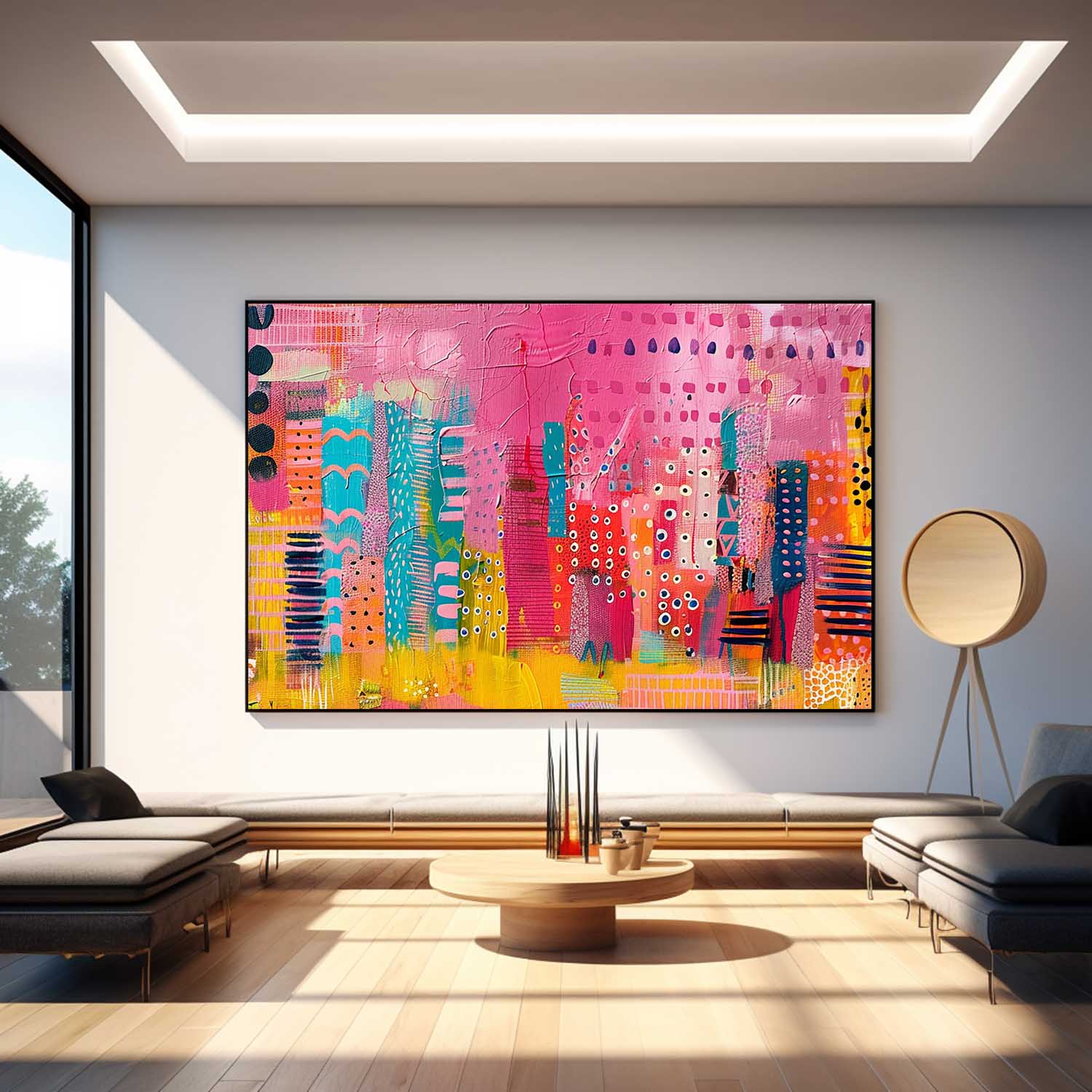 Abstract Canvas Art #AB677