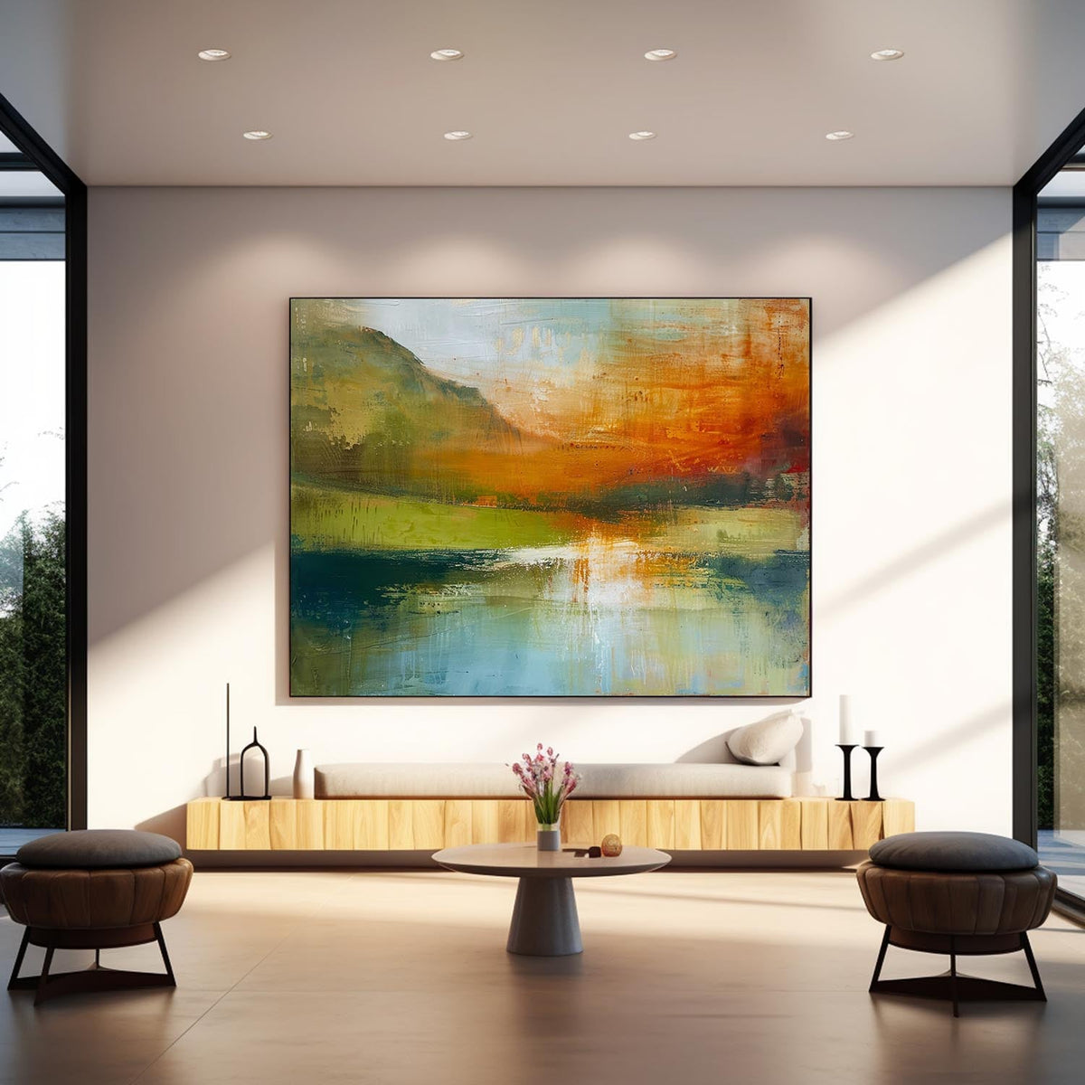 Abstract Canvas Art #AB627