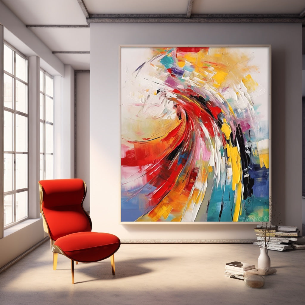 Abstract Canvas Art #AB290