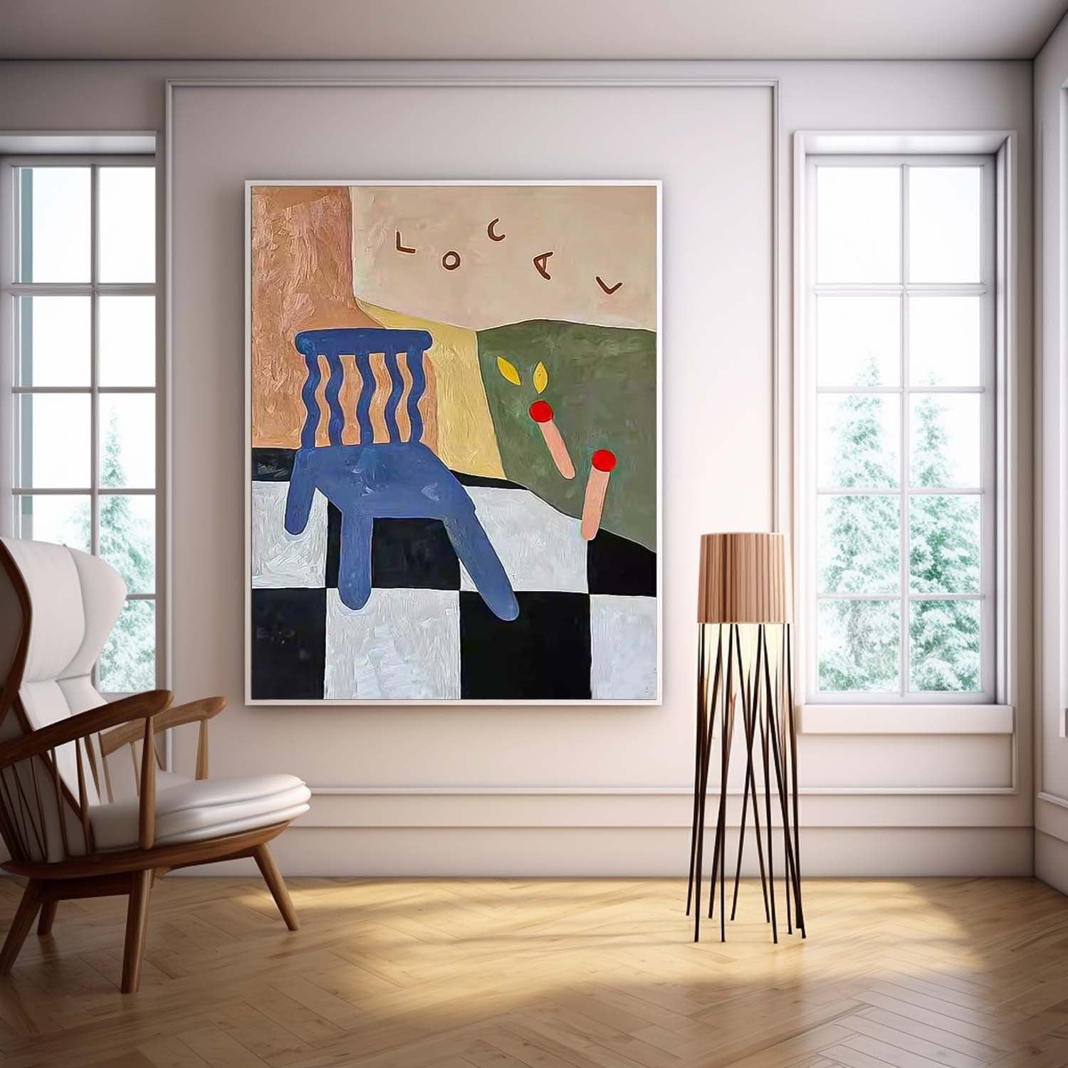 Abstract Canvas Art #AB531