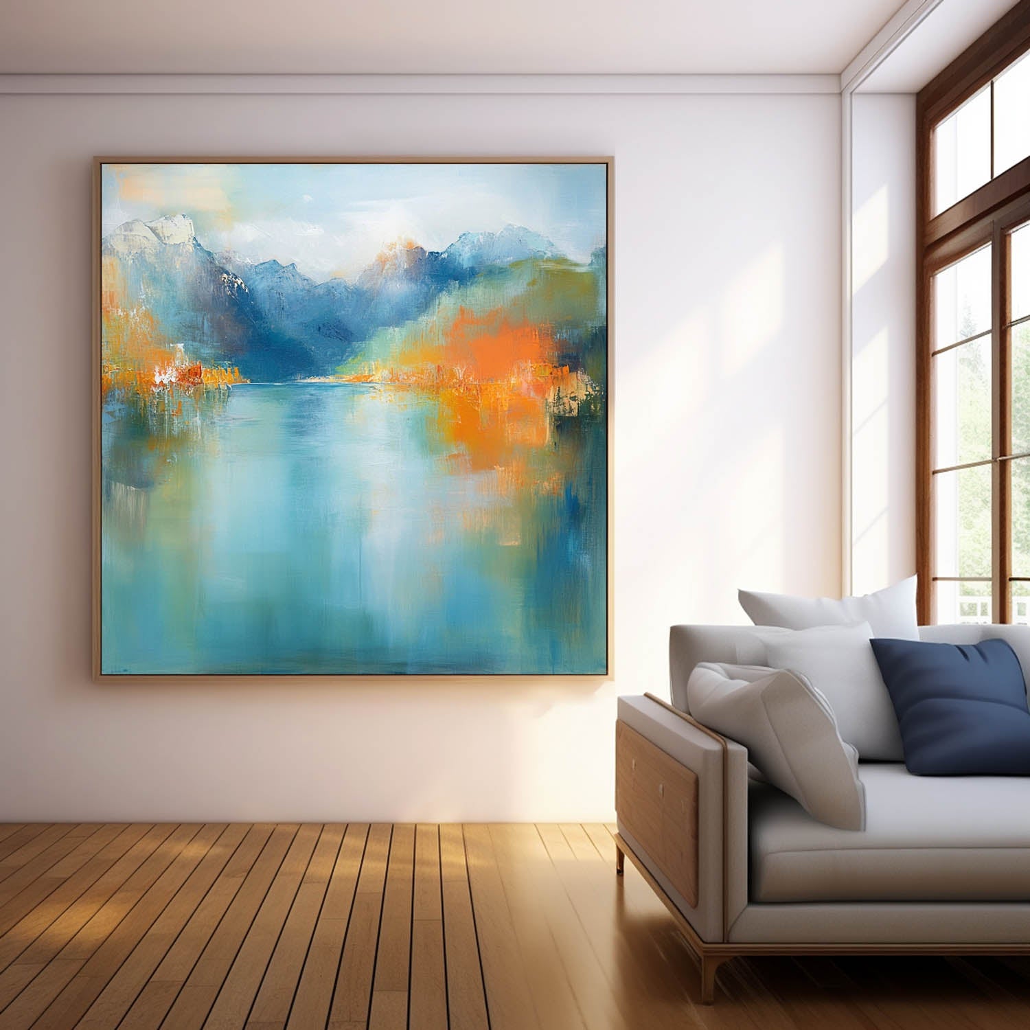 Abstract Canvas Art #AB654