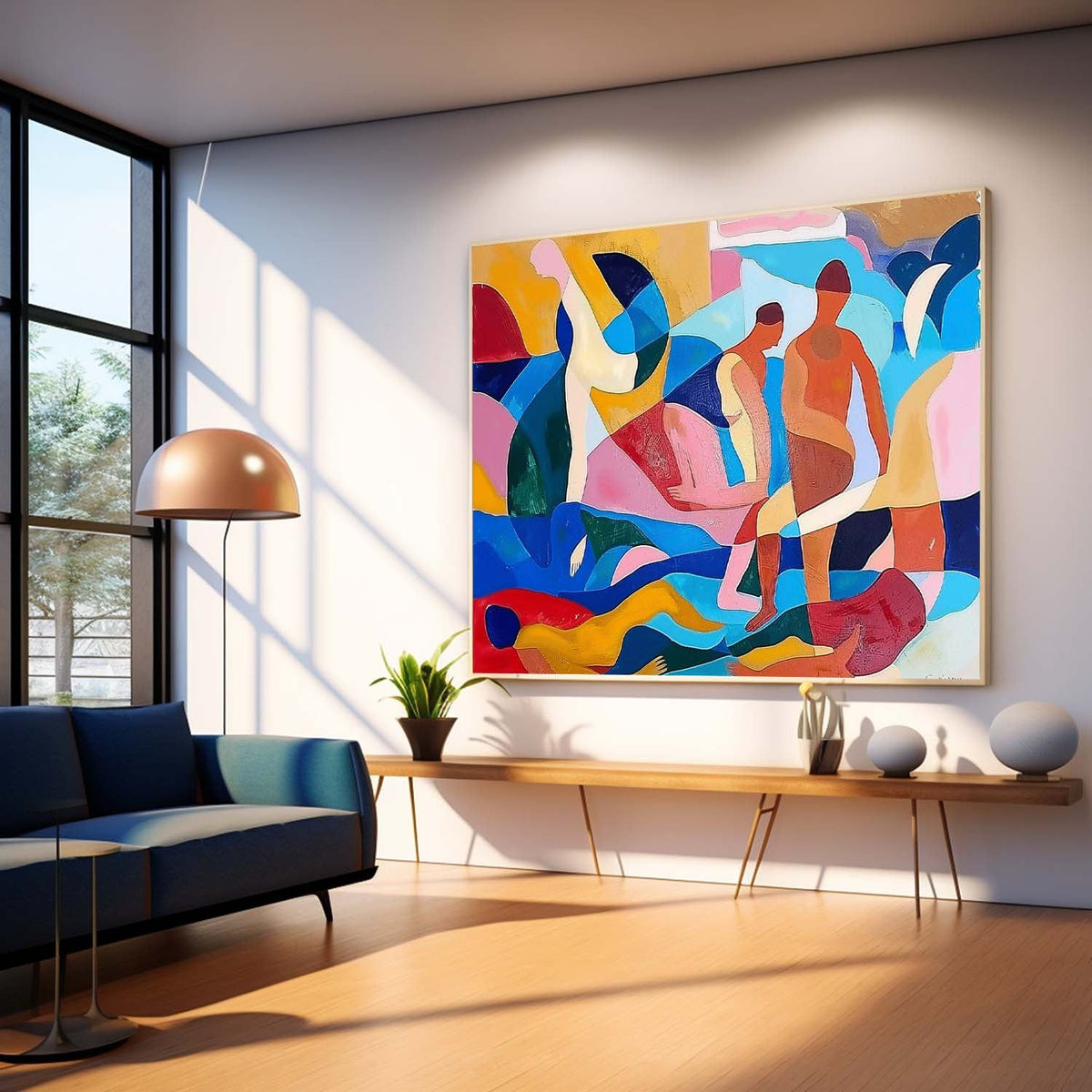 Abstract Canvas Art #AB547