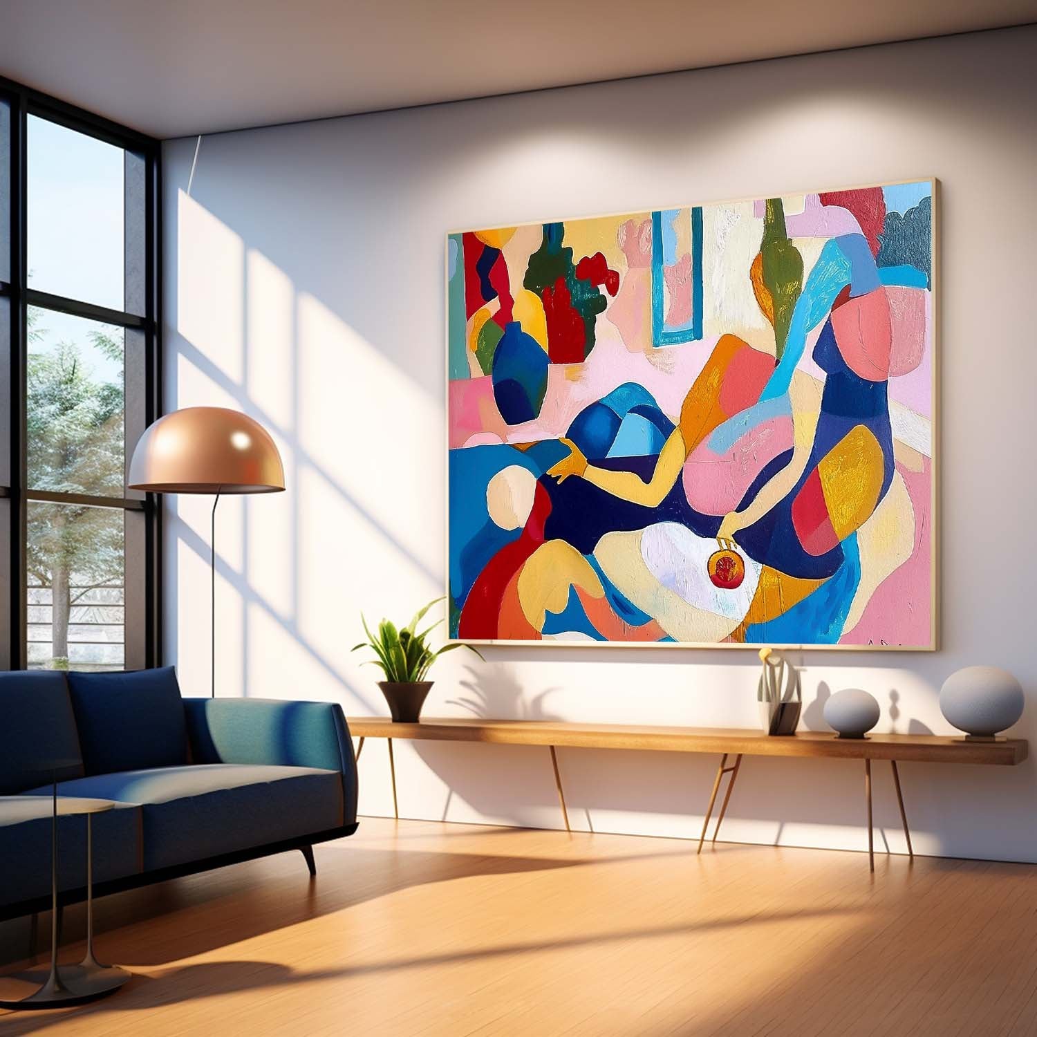 Abstract Canvas Art #AB549