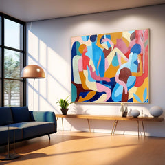 Abstract Canvas Art #AB546