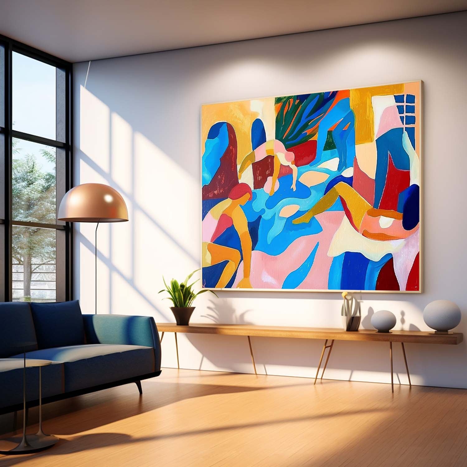 Abstract Canvas Art #AB548