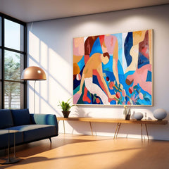 Abstract Canvas Art #AB545