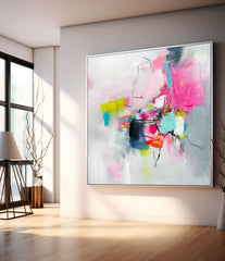 Abstract Canvas Art #AB466