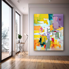 Abstract Canvas Art #AB500