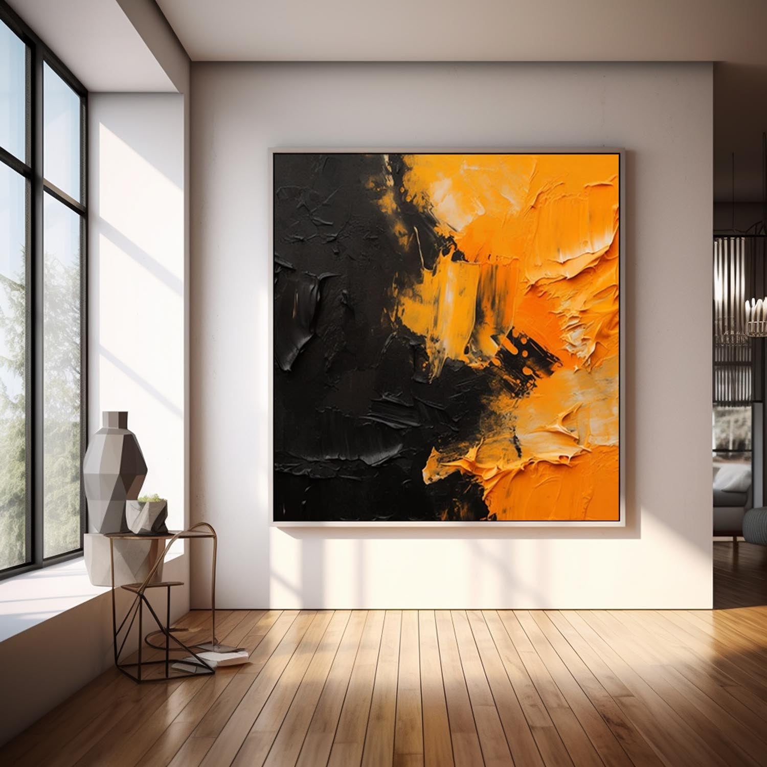 Abstract Canvas Art #AB609