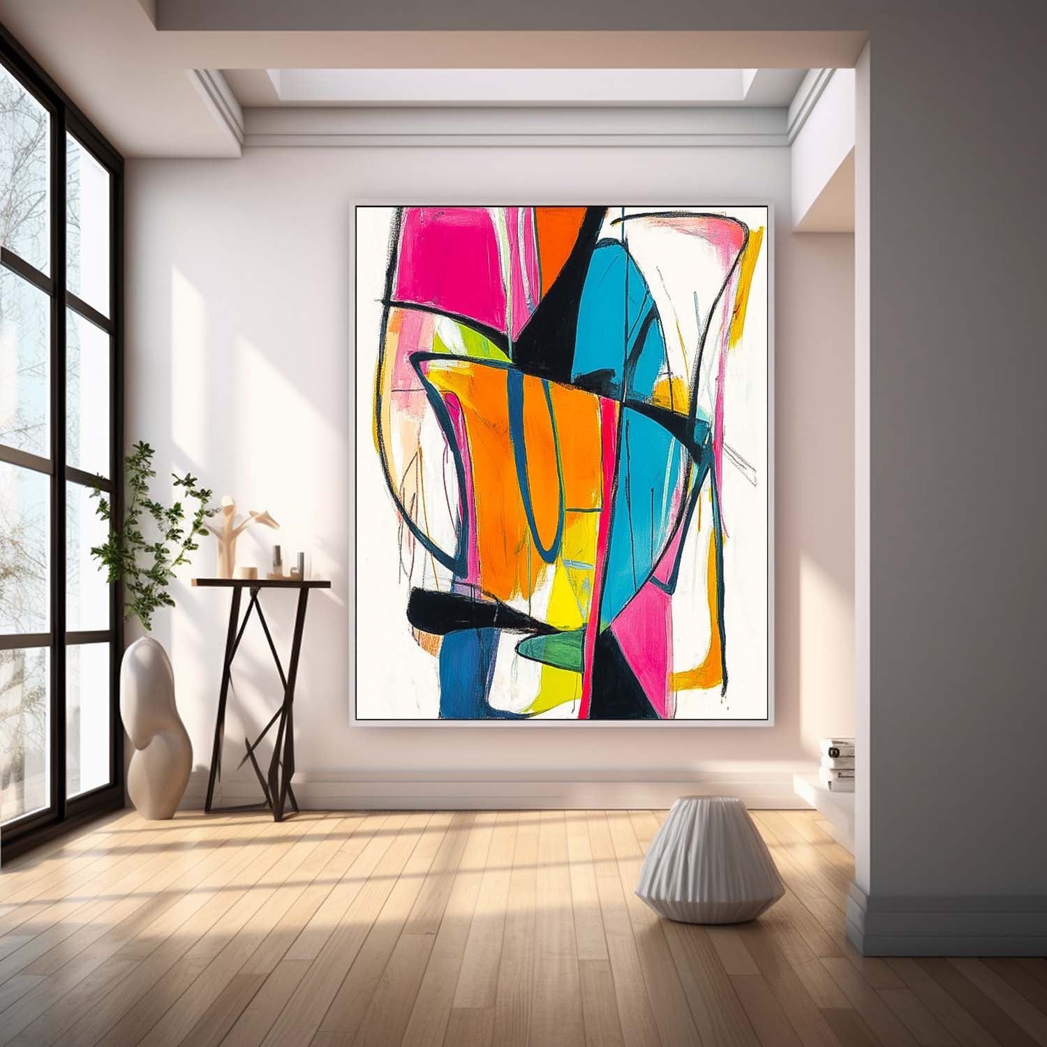 Abstract Canvas Art #AB694
