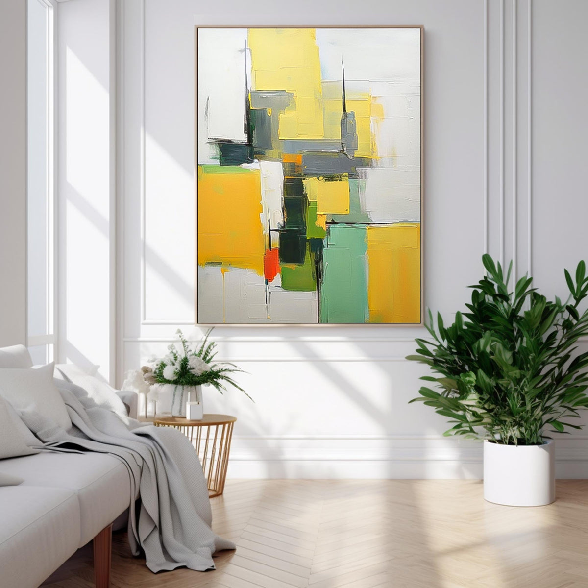 Abstract Canvas Art #AB516