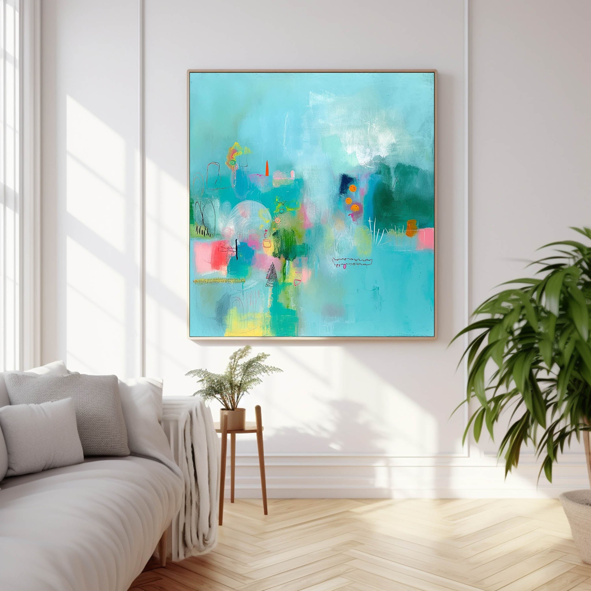 Abstract Canvas Art #AB449