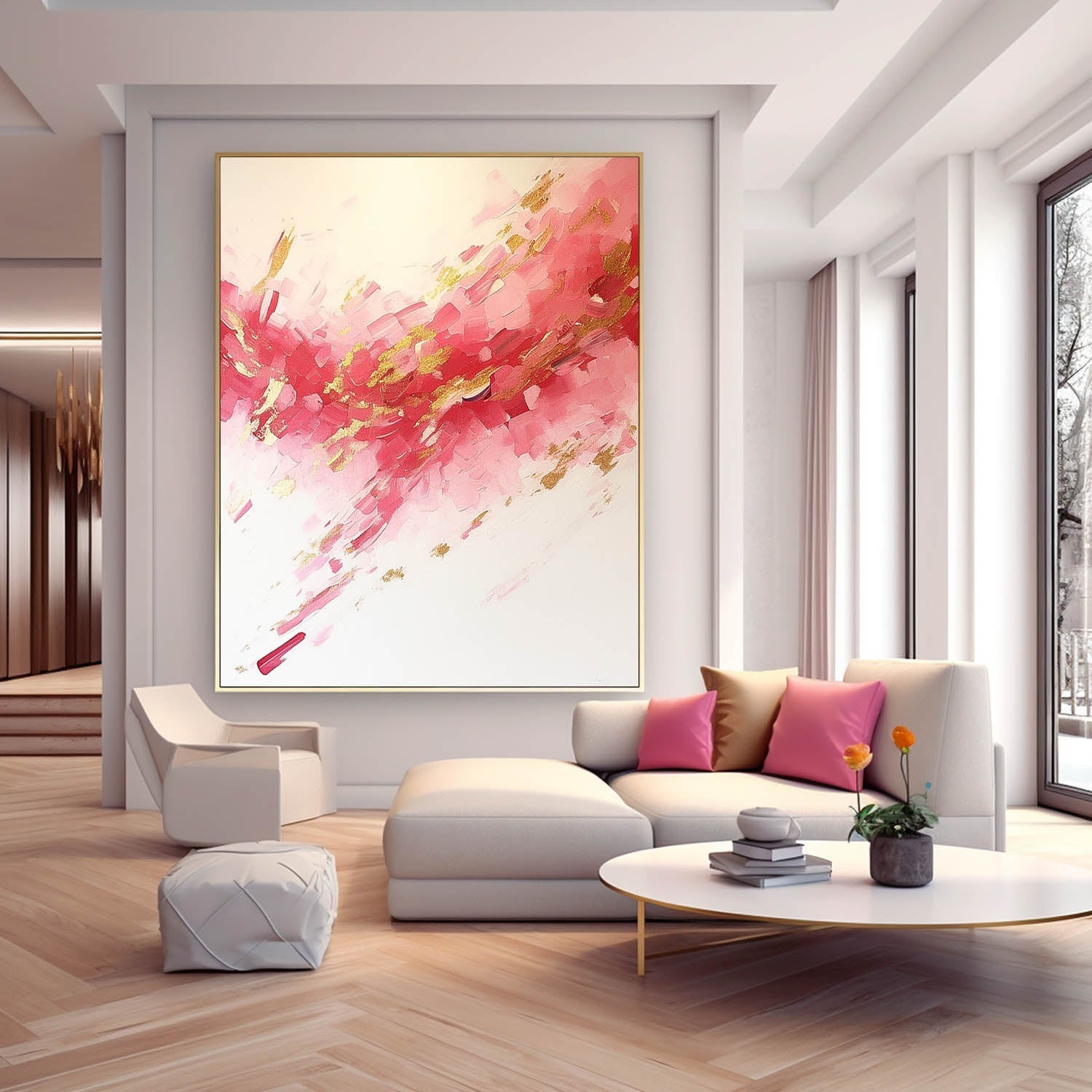 Abstract Canvas Art #AB593