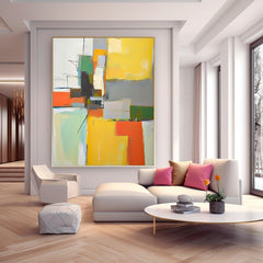 Abstract Canvas Art #AB518