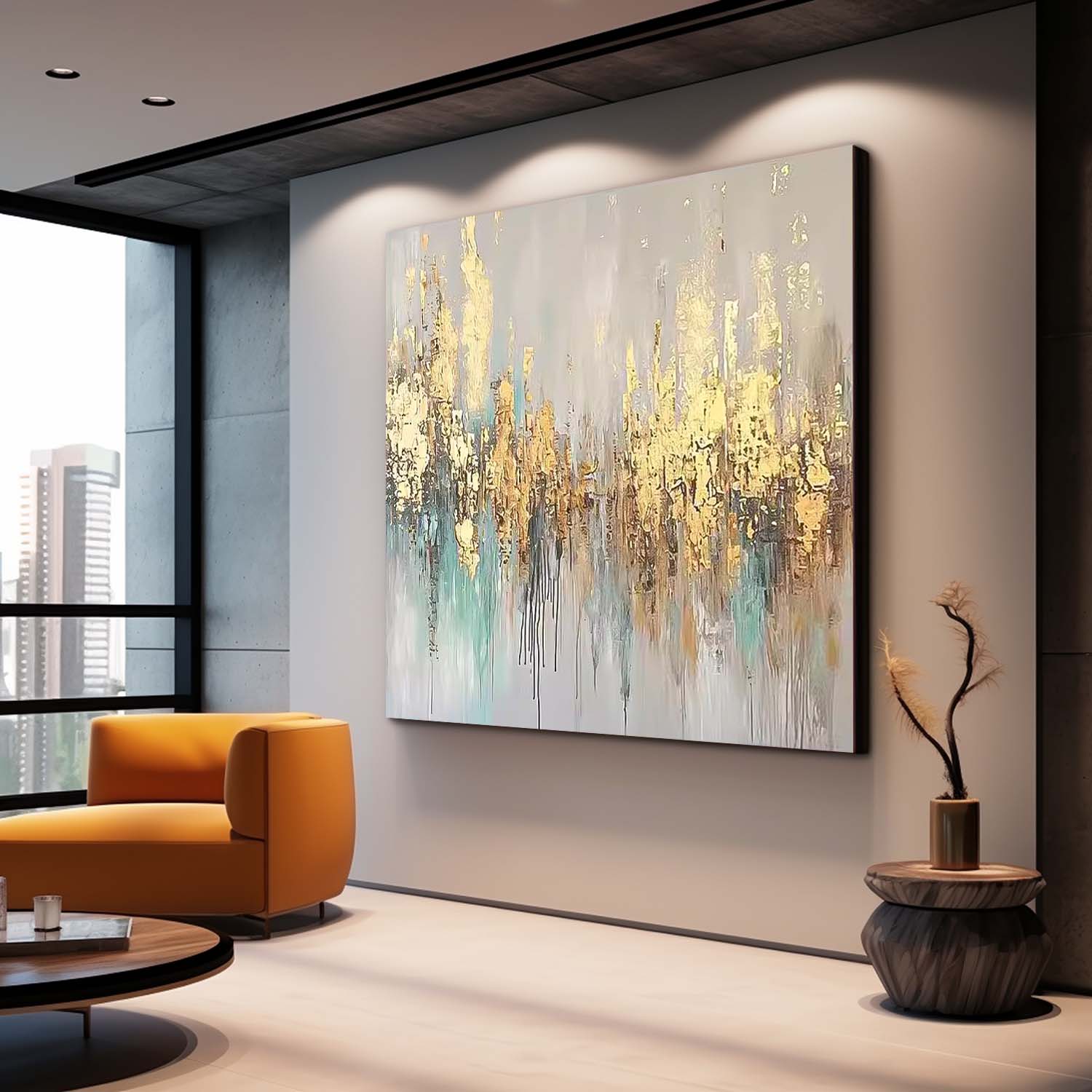 Abstract Canvas Art #AB557
