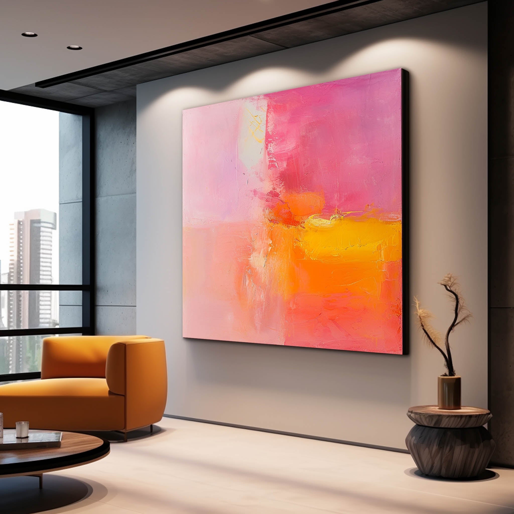 Abstract Canvas Art #AB472