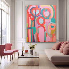 Abstract Canvas Art #AB435