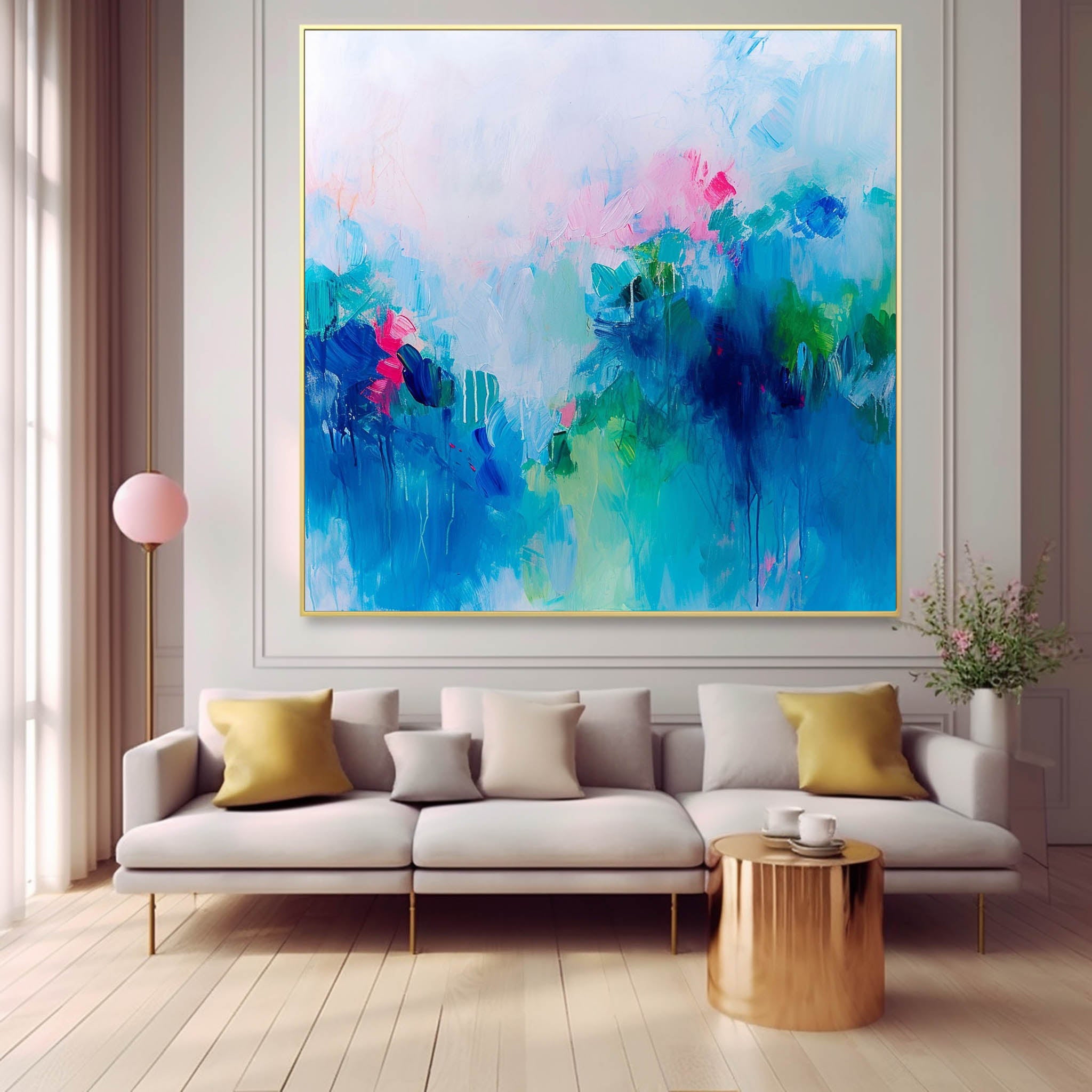 Abstract Canvas Art #AB465