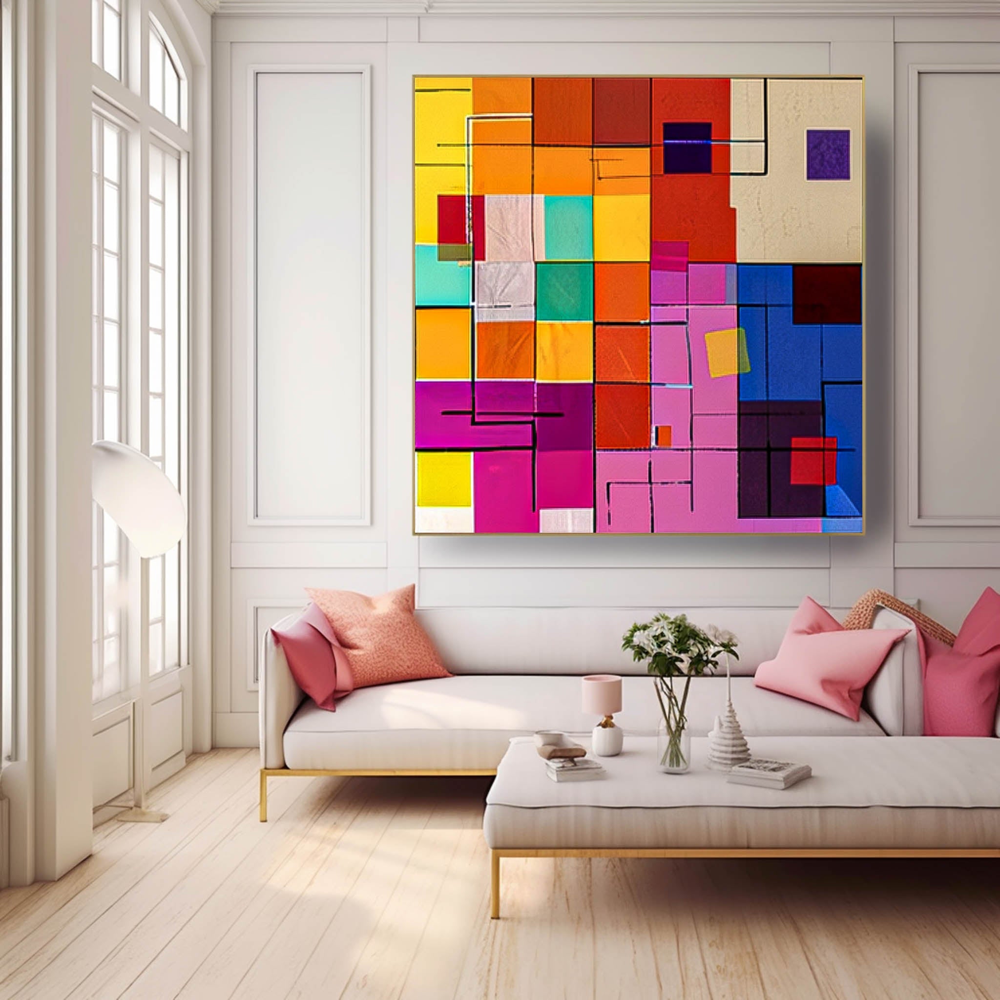 Abstract Canvas Art #AB487