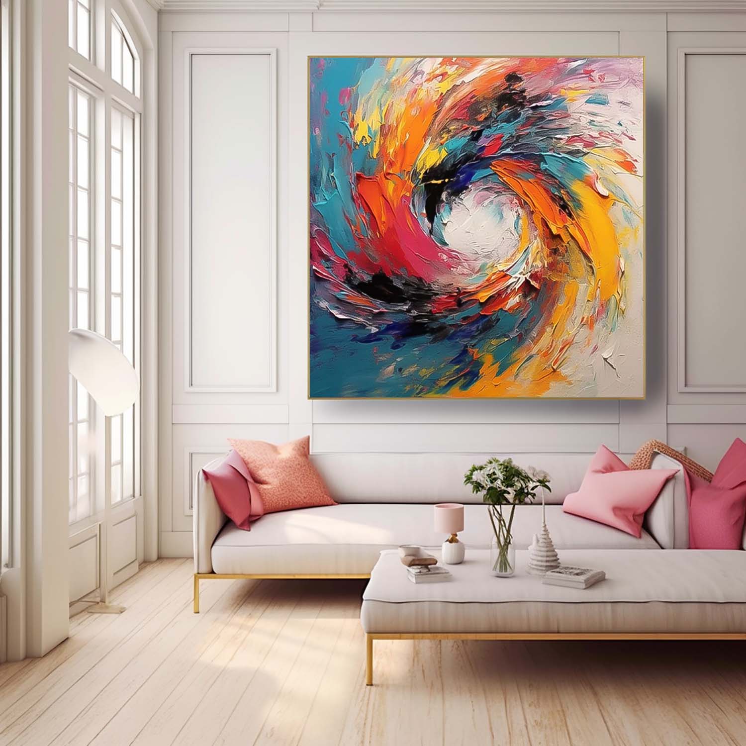 Abstract Canvas Art #AB567