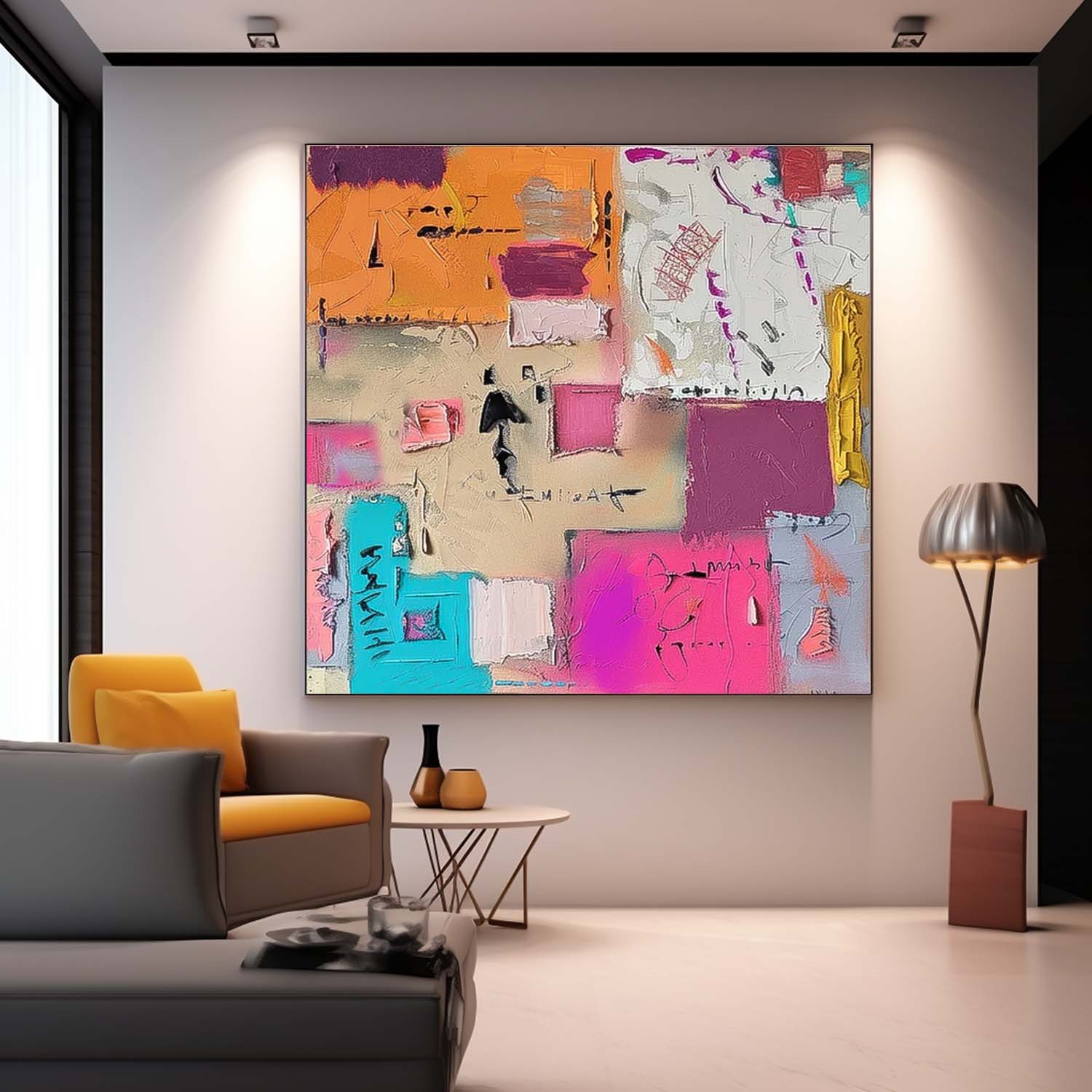 Abstract Canvas Art #AB566