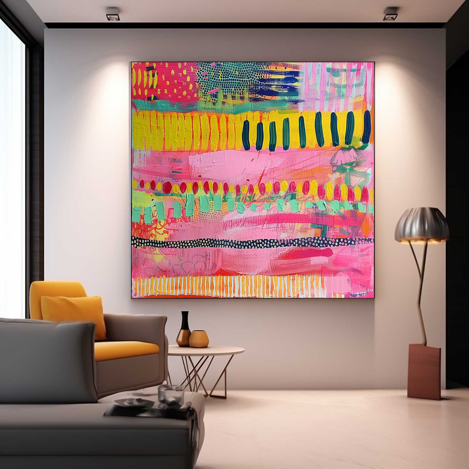 Abstract Canvas Art #AB675
