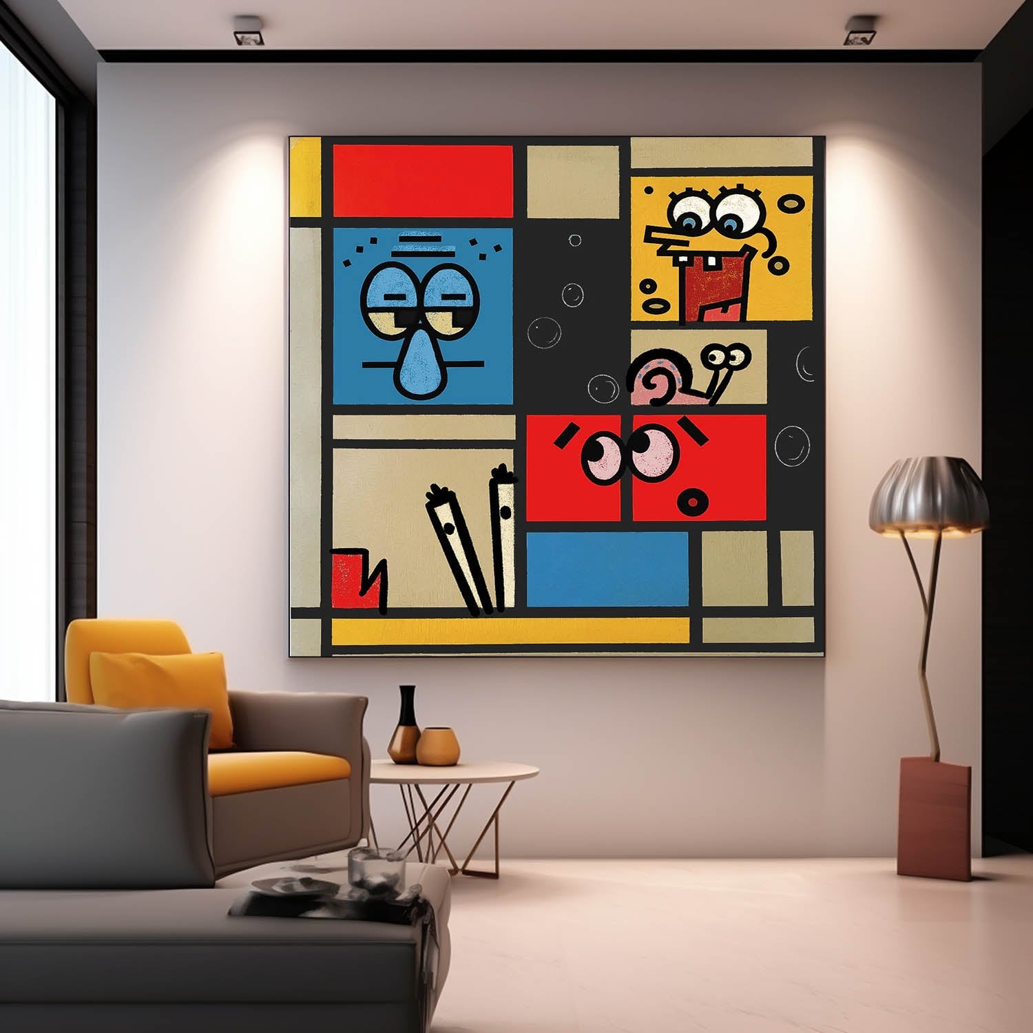 Abstract Canvas Art #AB610